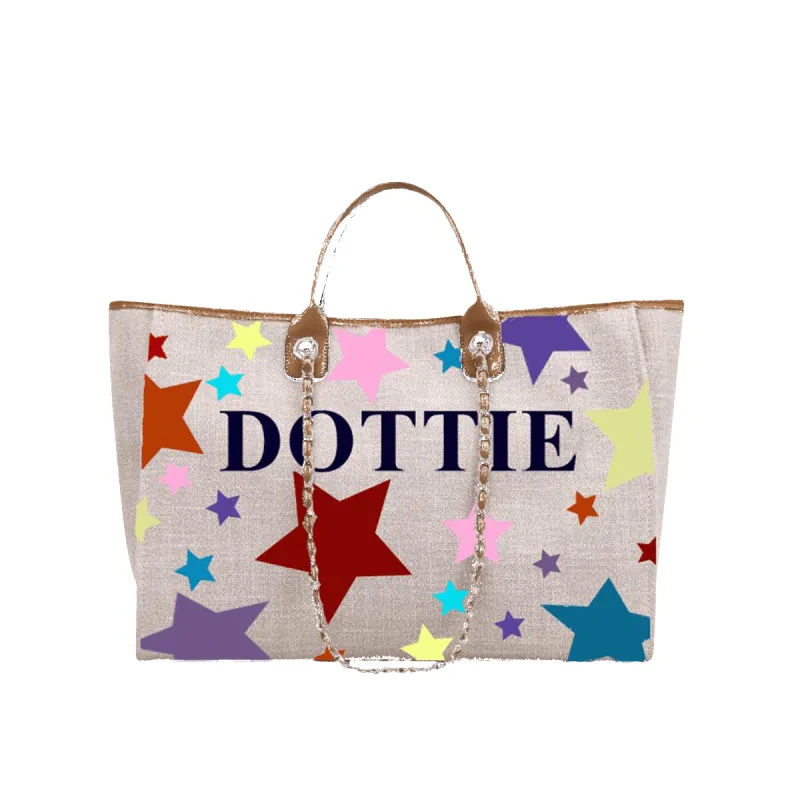 The Lily Canvas Jumbo - Multi Starry sold by Lily and Bean