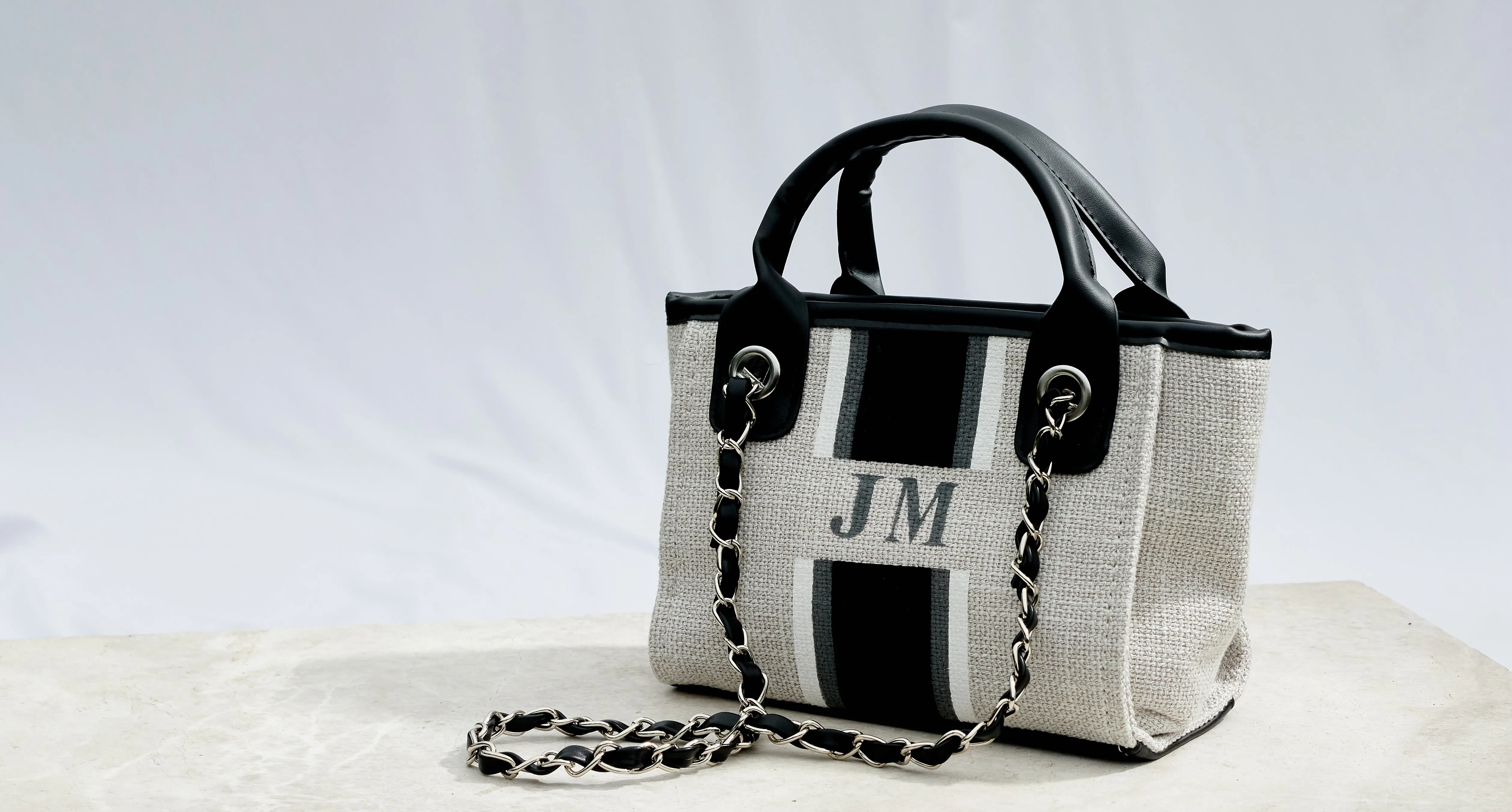 The Lily Canvas Mini Tote - Washed Grey sold by Lily and Bean product image thumbnail 2