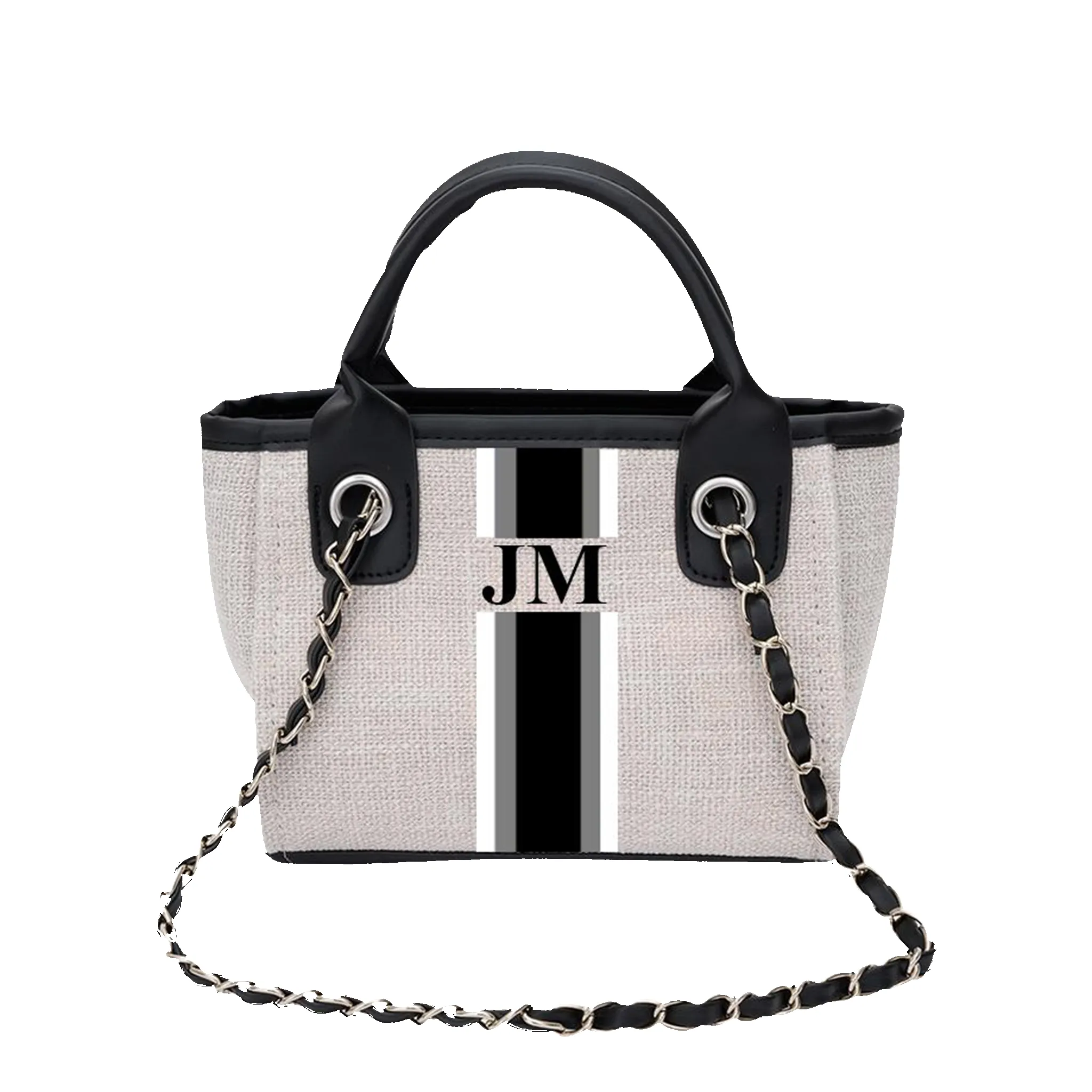 The Lily Canvas Mini Tote - Washed Grey sold by Lily and Bean