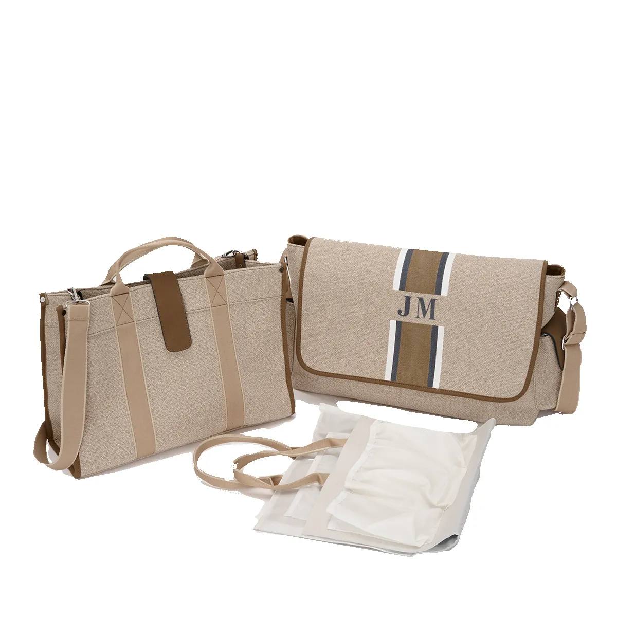 The Ultimate Mama and Baba Bag - Soft Fawn sold by Lily and Bean