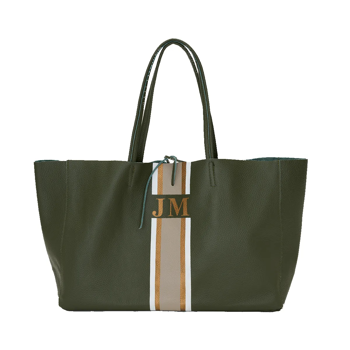 Egerton Shopper - Army Green - Design Your Own sold by Lily and Bean
