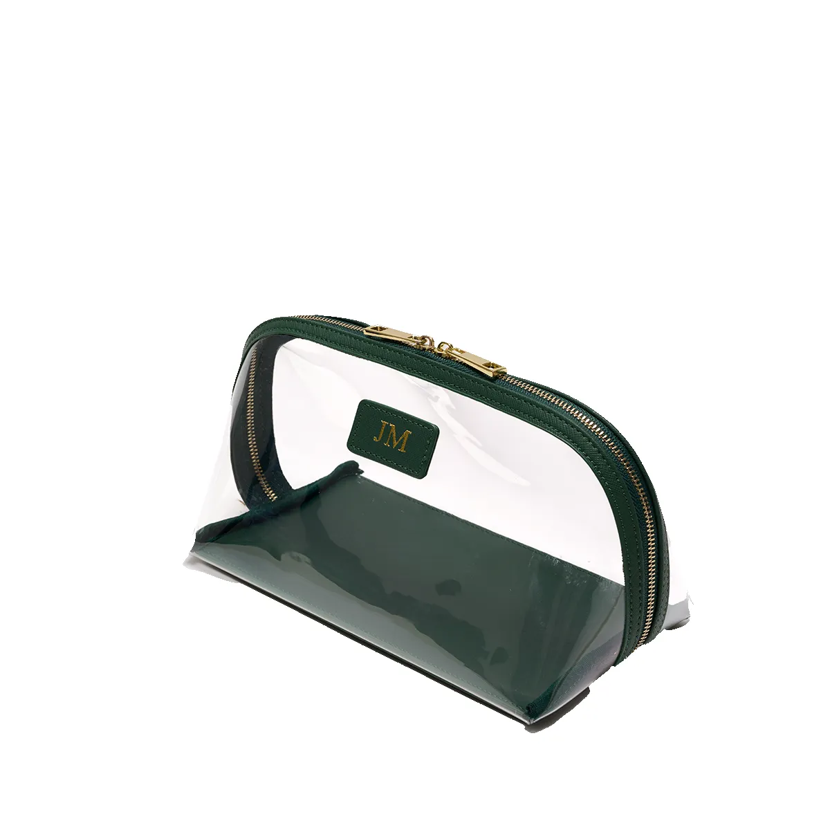 L&B - Transparent Makeup Holder - Racing Green sold by Lily and Bean product image thumbnail 3