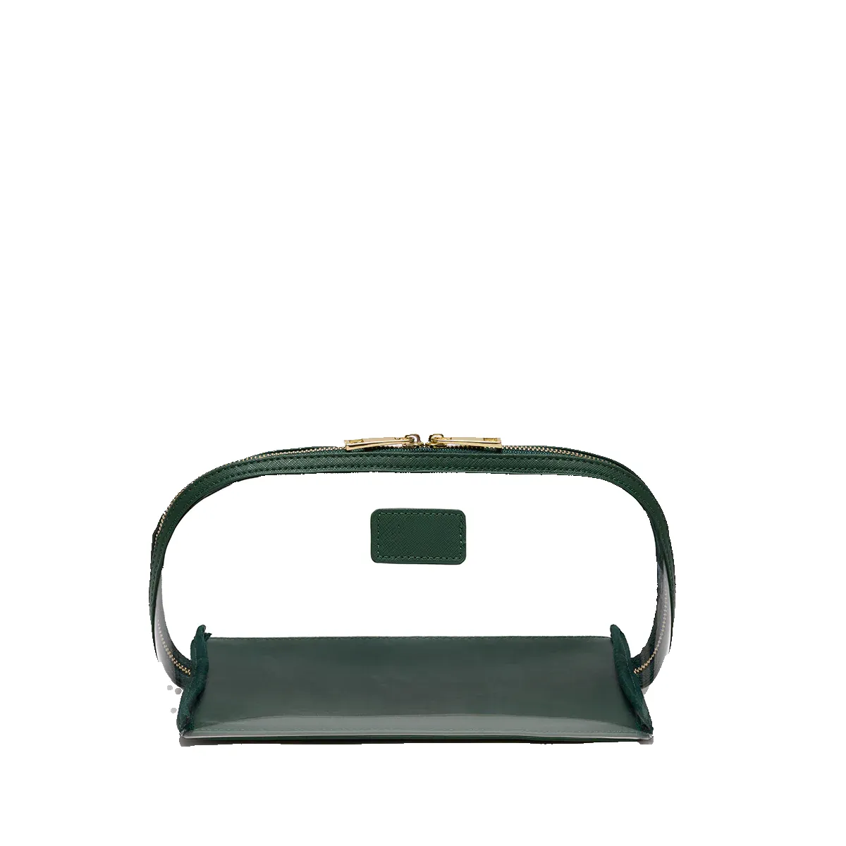 L&B - Transparent Makeup Holder - Racing Green sold by Lily and Bean