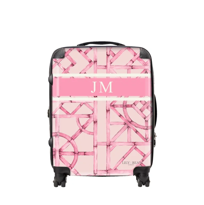 Pink Trestle Palm Beach Luggage sold by Lily and Bean