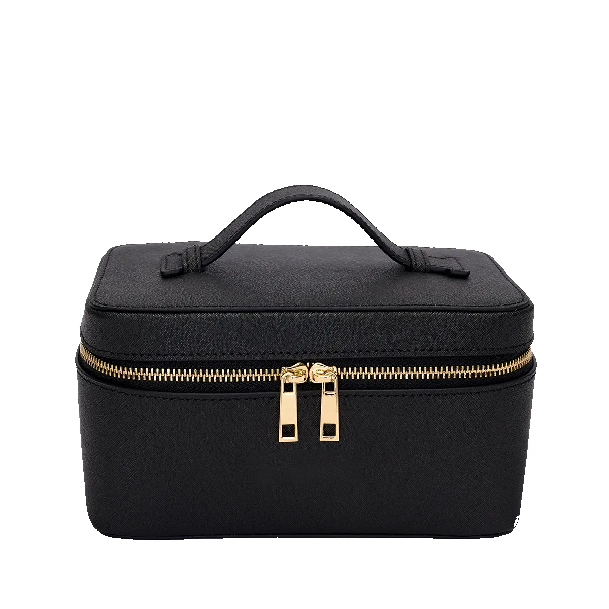 Leather Vanity Case - Black sold by Lily and Bean