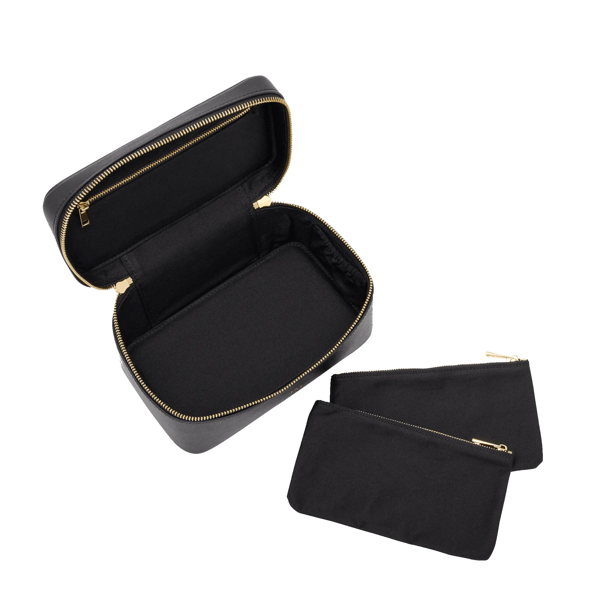 Leather Vanity Case - Black sold by Lily and Bean product image thumbnail 5