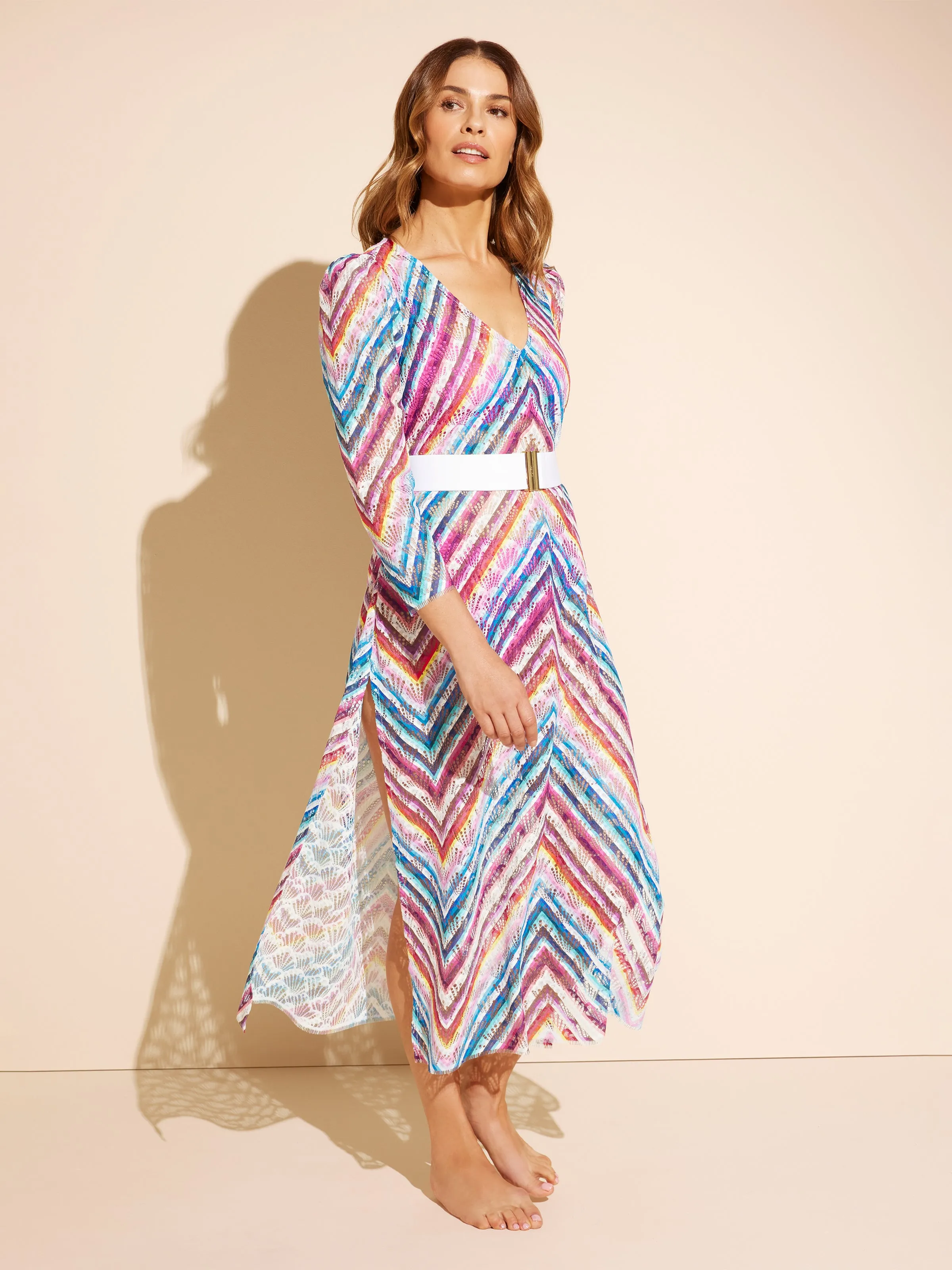 AquaLace™ Puff Sleeve Caftan sold by Stylest product image thumbnail 2