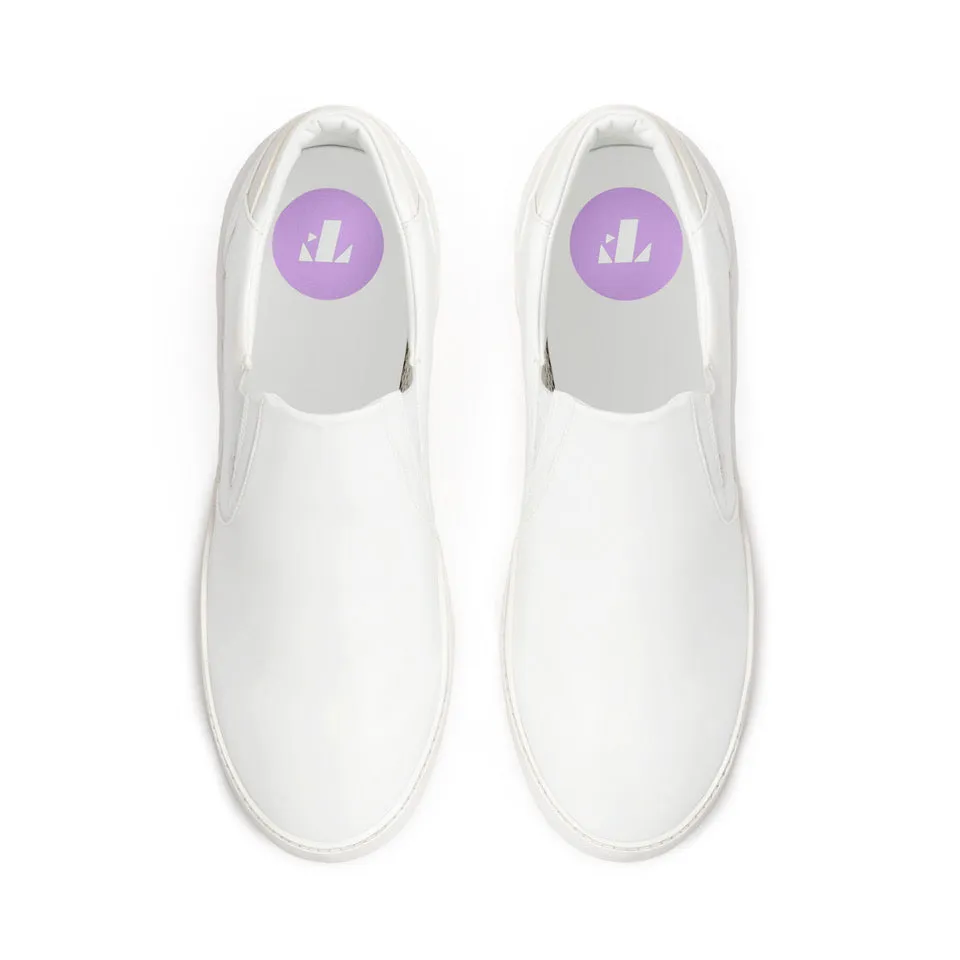 Women's Slip On | White-Psychic Wave sold by Thousand Fell product image thumbnail 4
