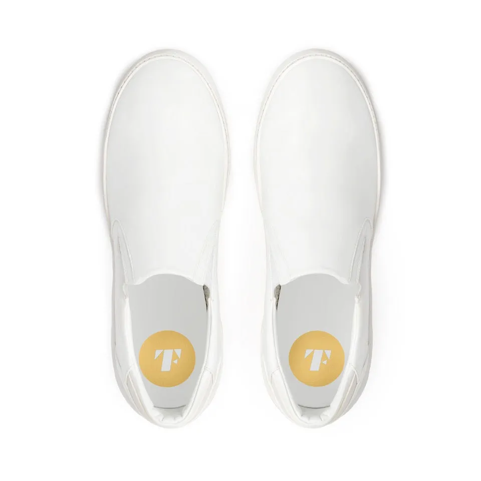 Women's Slip On | White-Starstruck Yellow sold by Thousand Fell product image thumbnail 4