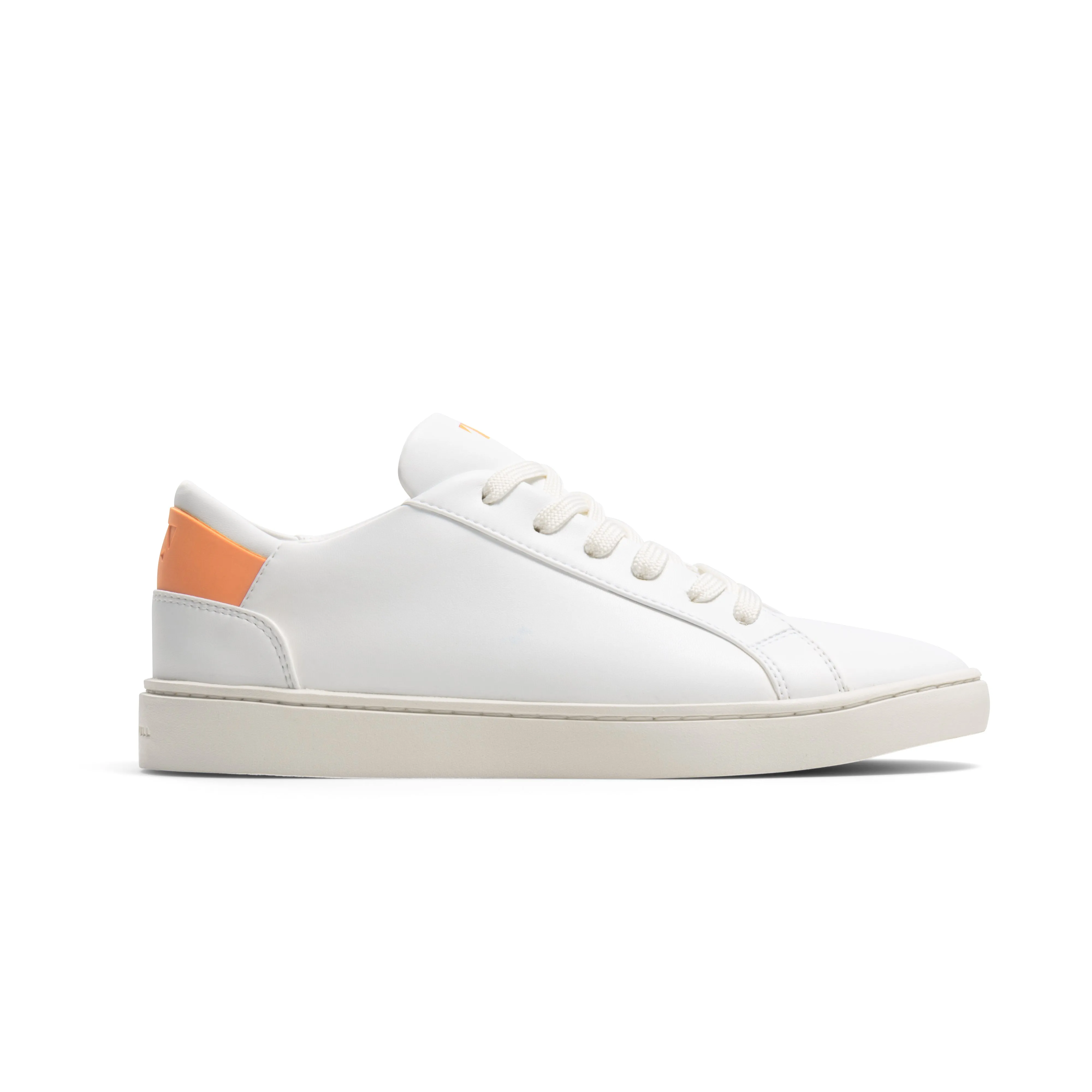 Women's Lace Up | White-Crush Orange sold by Thousand Fell