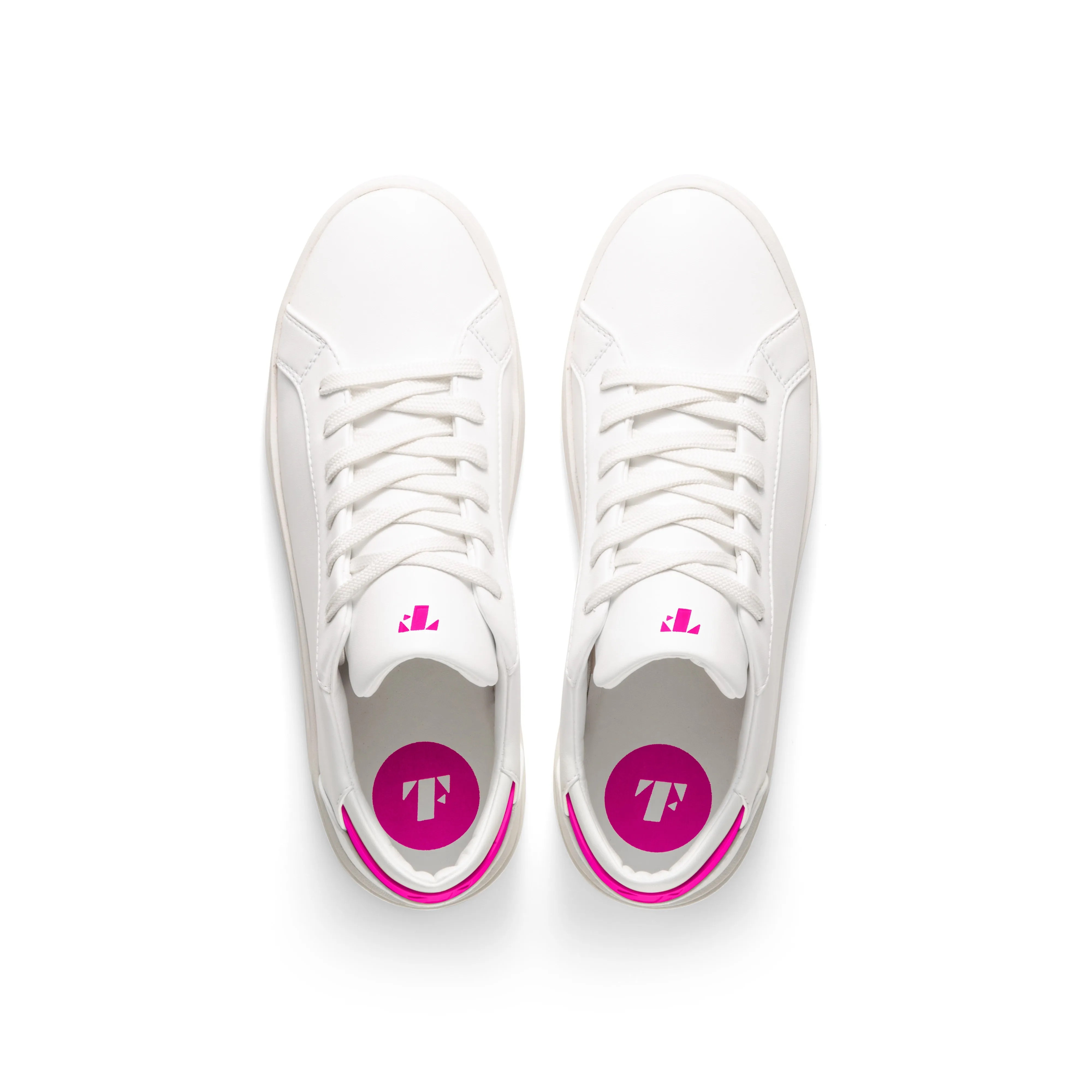 Women's Lace Up | White-Hot Pink sold by Thousand Fell product image thumbnail 4