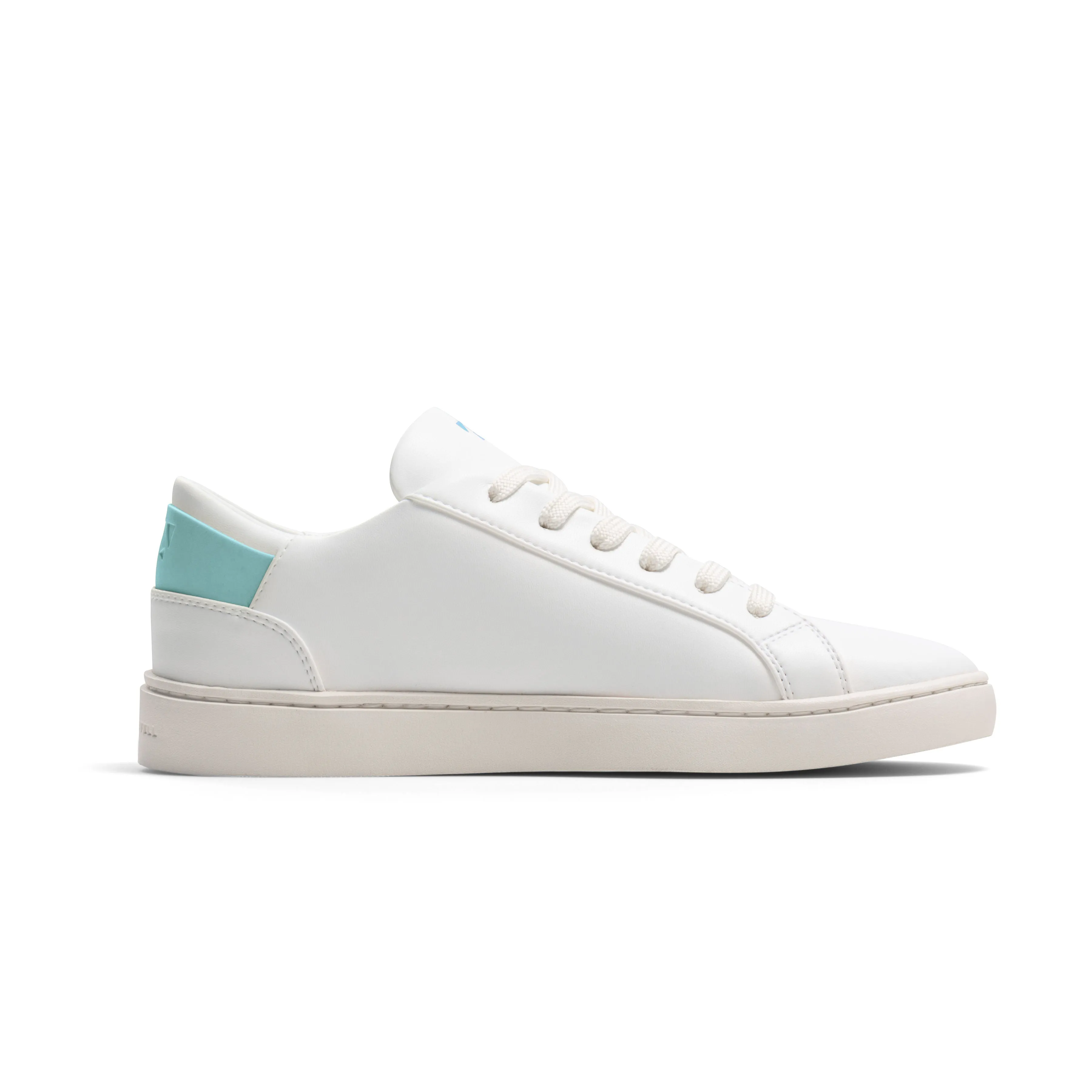 Men's Lace Up | White-Aqua sold by Thousand Fell