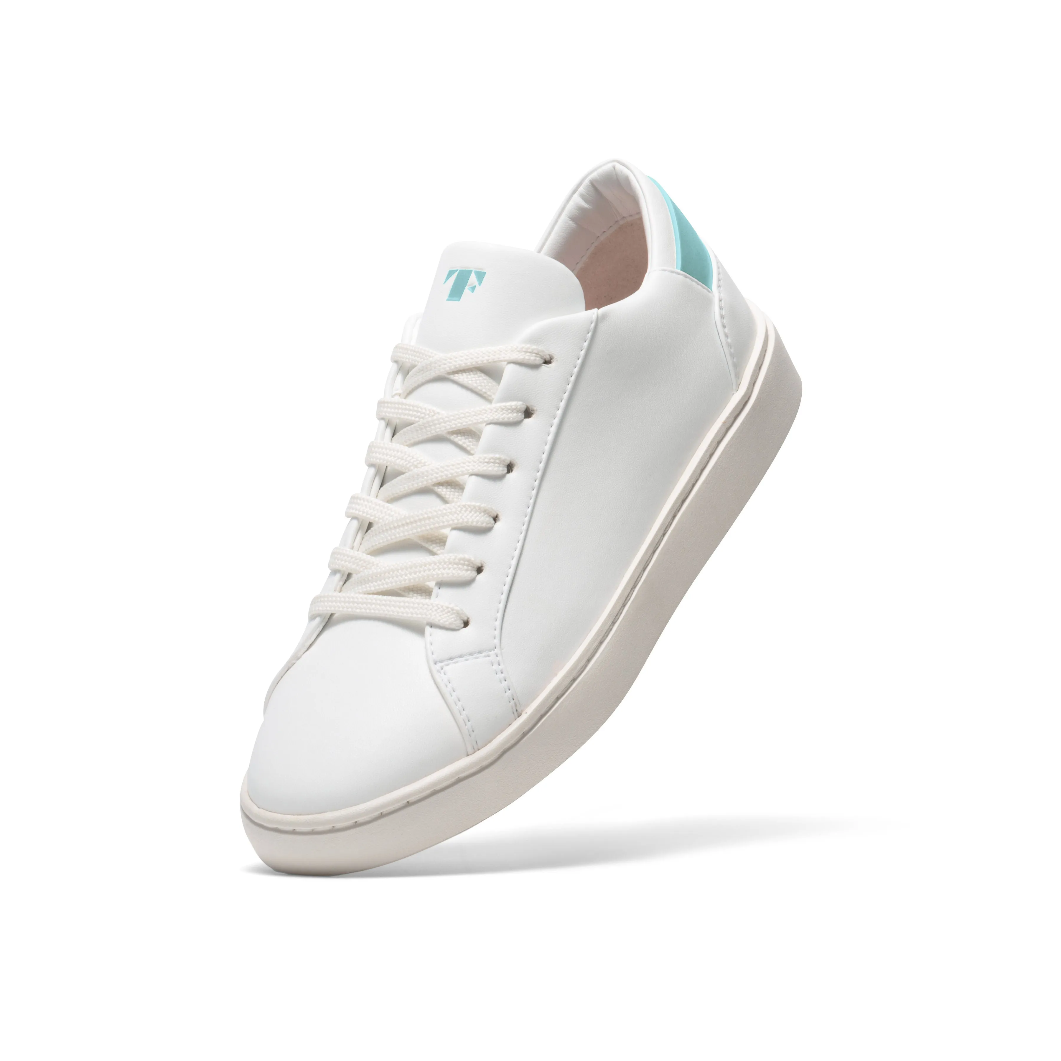 Men's Lace Up | White-Aqua sold by Thousand Fell product image thumbnail 5