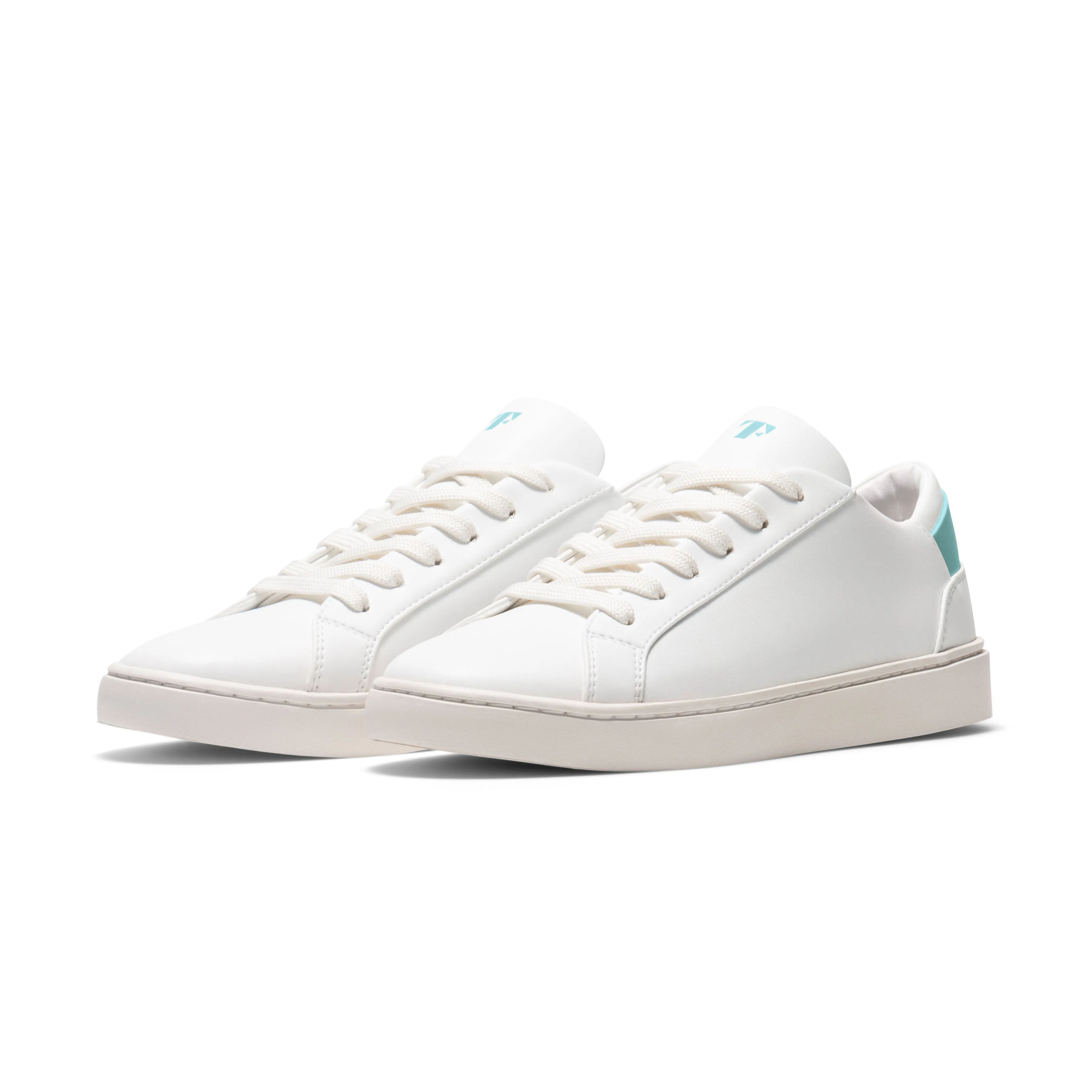 Men's Lace Up | White-Aqua sold by Thousand Fell product image thumbnail 2