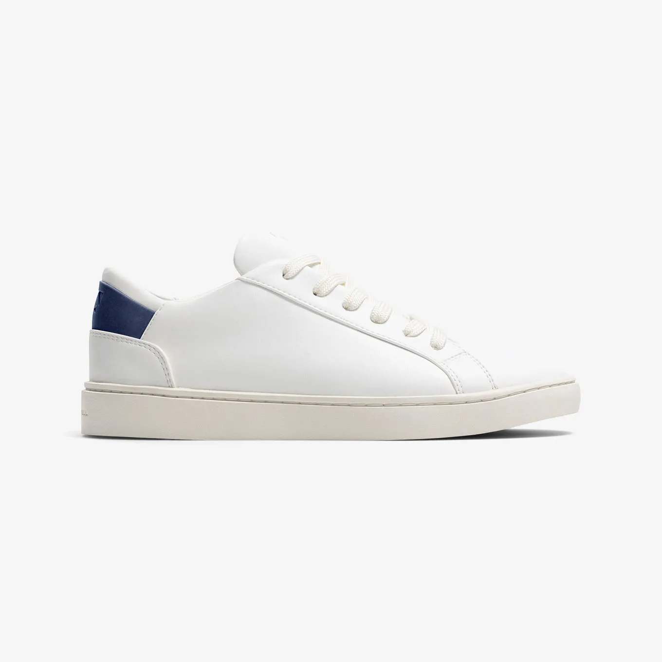 Women's Lace Up | White-Midnight Blue sold by Thousand Fell