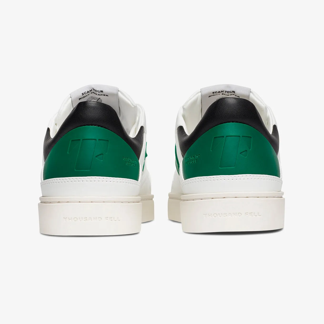 Women's Court | White-Black-Kelly Green sold by Thousand Fell product image thumbnail 5
