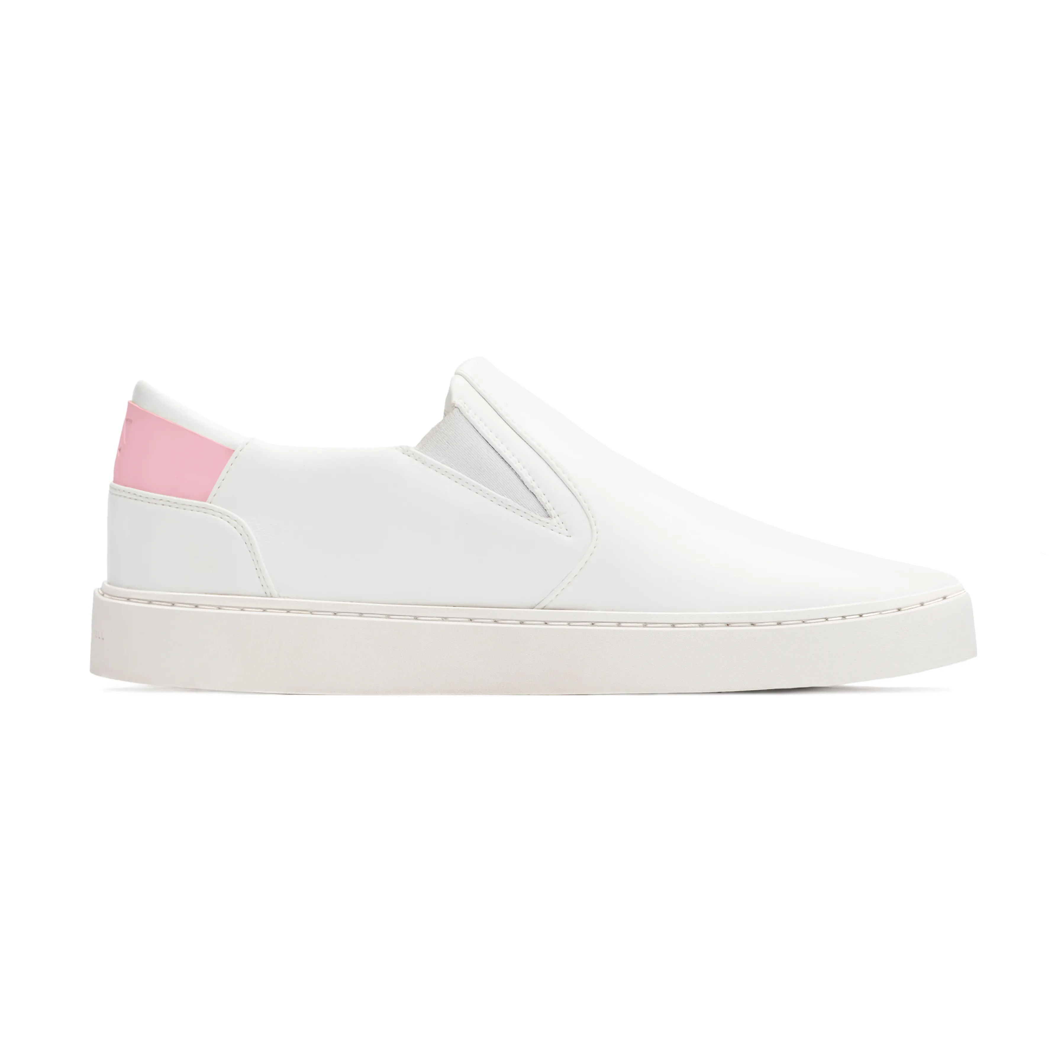 Women's Slip On | White-Pink sold by Thousand Fell