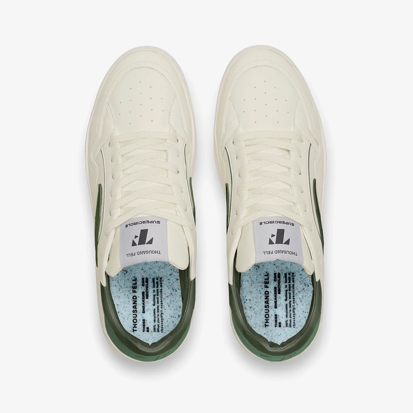 Men's Court | Bone-Emerald sold by Thousand Fell product image thumbnail 4