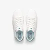Women's Lace Up | White-Emerald sold by Thousand Fell