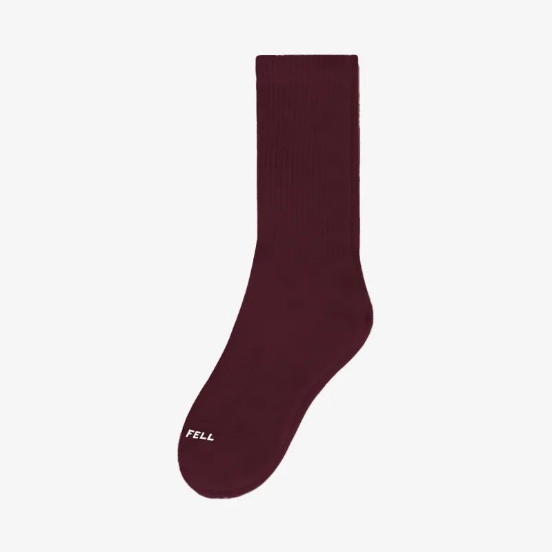 THE RECYCLABLE SOCK | BURGUNDY made by Thousand Fell