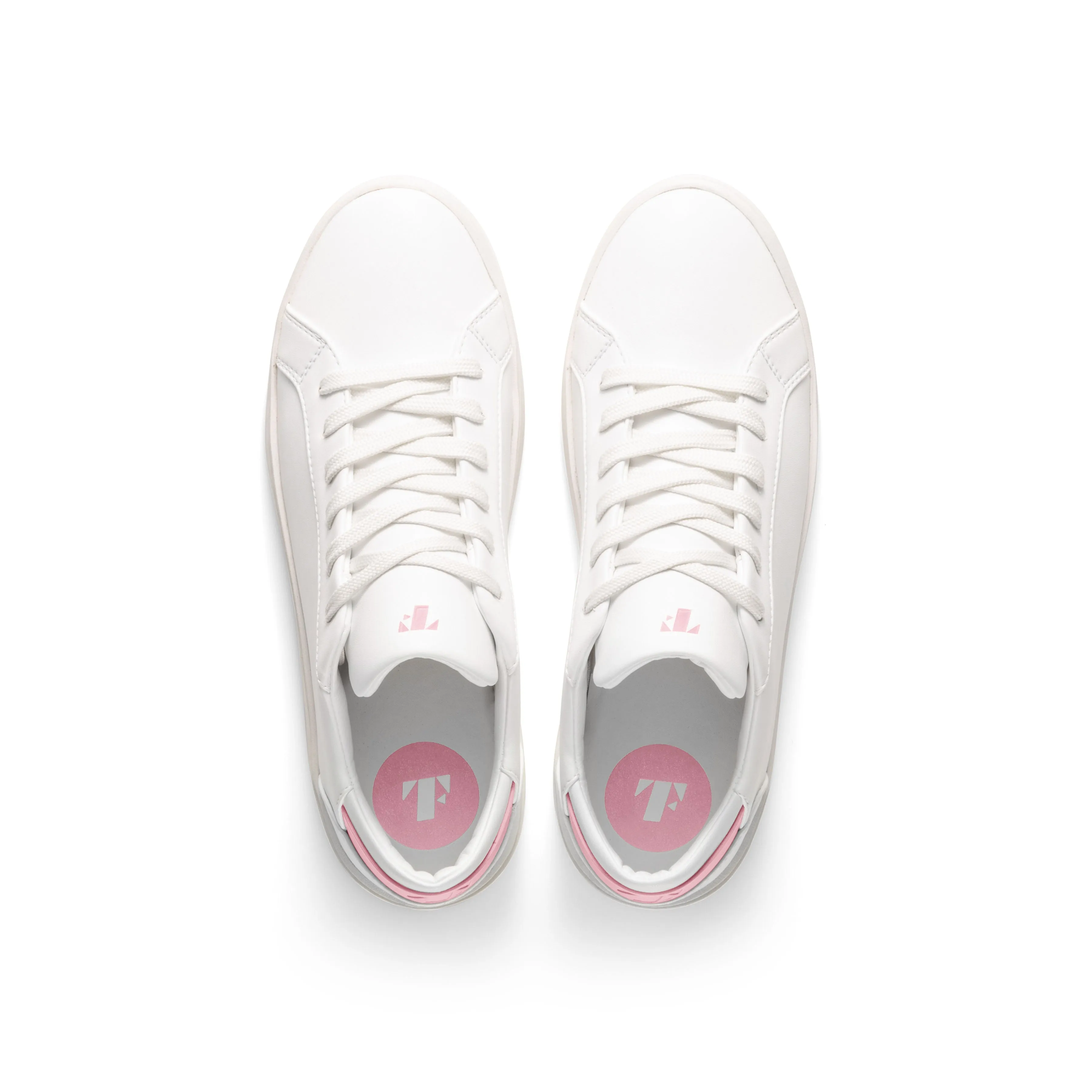 Women's Lace Up | White-Pink sold by Thousand Fell product image thumbnail 4