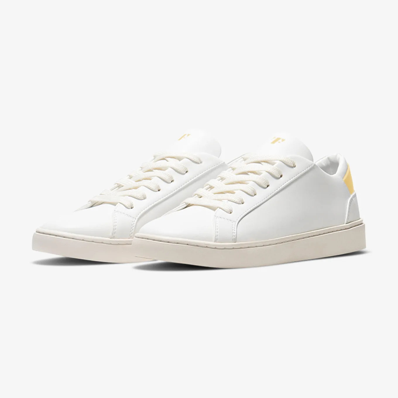 Women's Lace Up | White-Starstruck Yellow sold by Thousand Fell product image thumbnail 2
