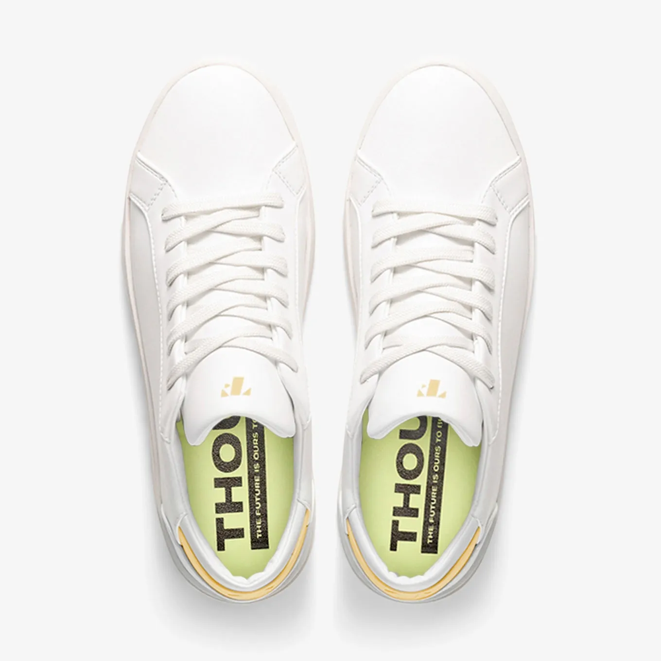 Women's Lace Up | White-Starstruck Yellow sold by Thousand Fell product image thumbnail 5