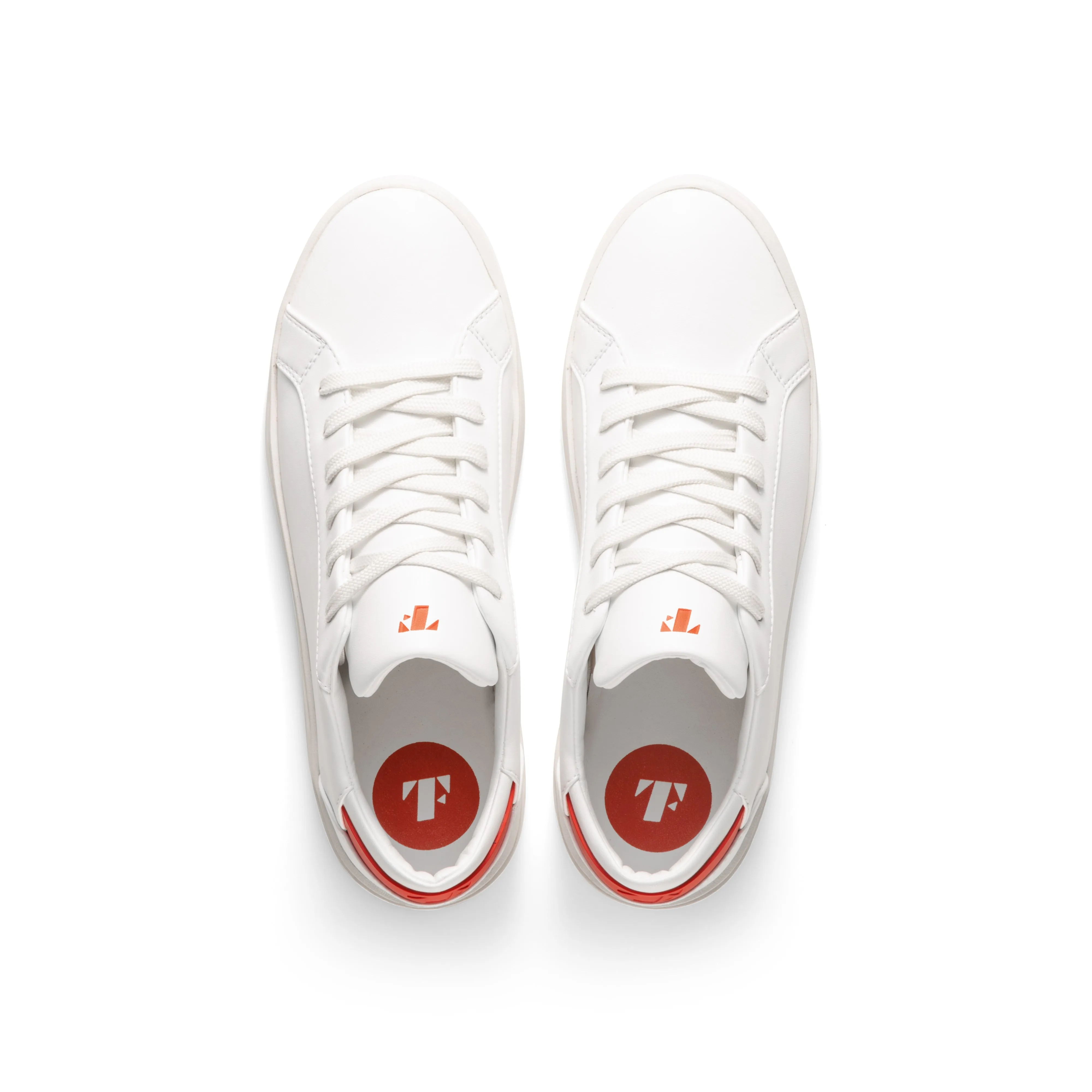 Women's Lace Up | White-Flame Red sold by Thousand Fell product image thumbnail 4