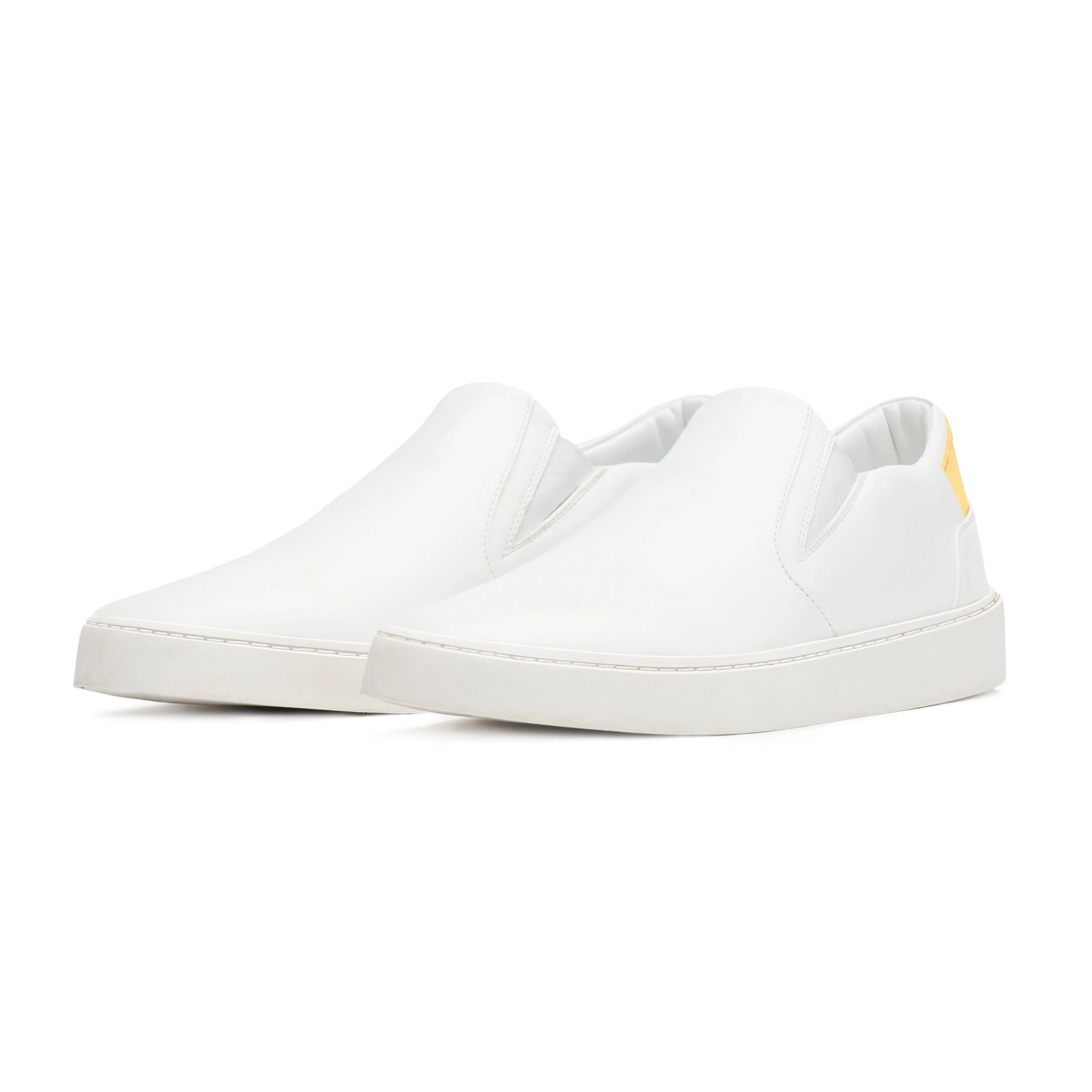 Men's Slip On | White-Starstruck Yellow sold by Thousand Fell product image thumbnail 2