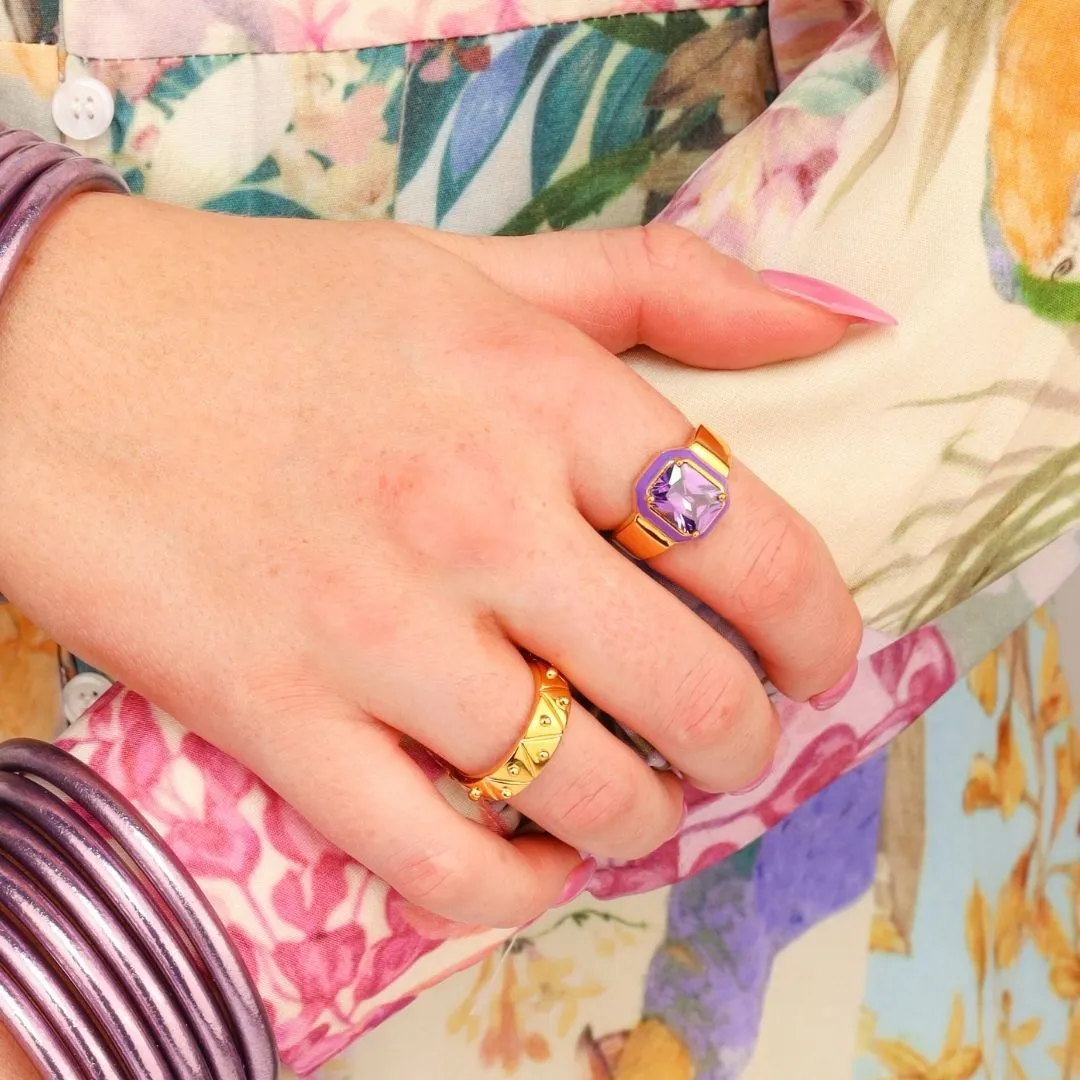Cushion Ring - Amethyst sold by BuDhaGirl product image thumbnail 4
