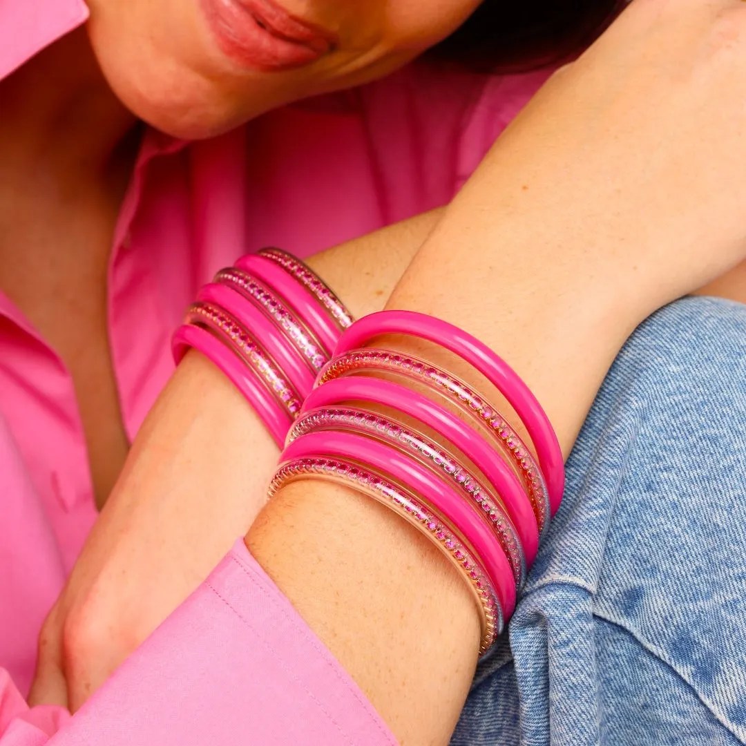 Three Queens All Weather Bangles® (AWB®) - Epic Pink sold by BuDhaGirl product image thumbnail 3