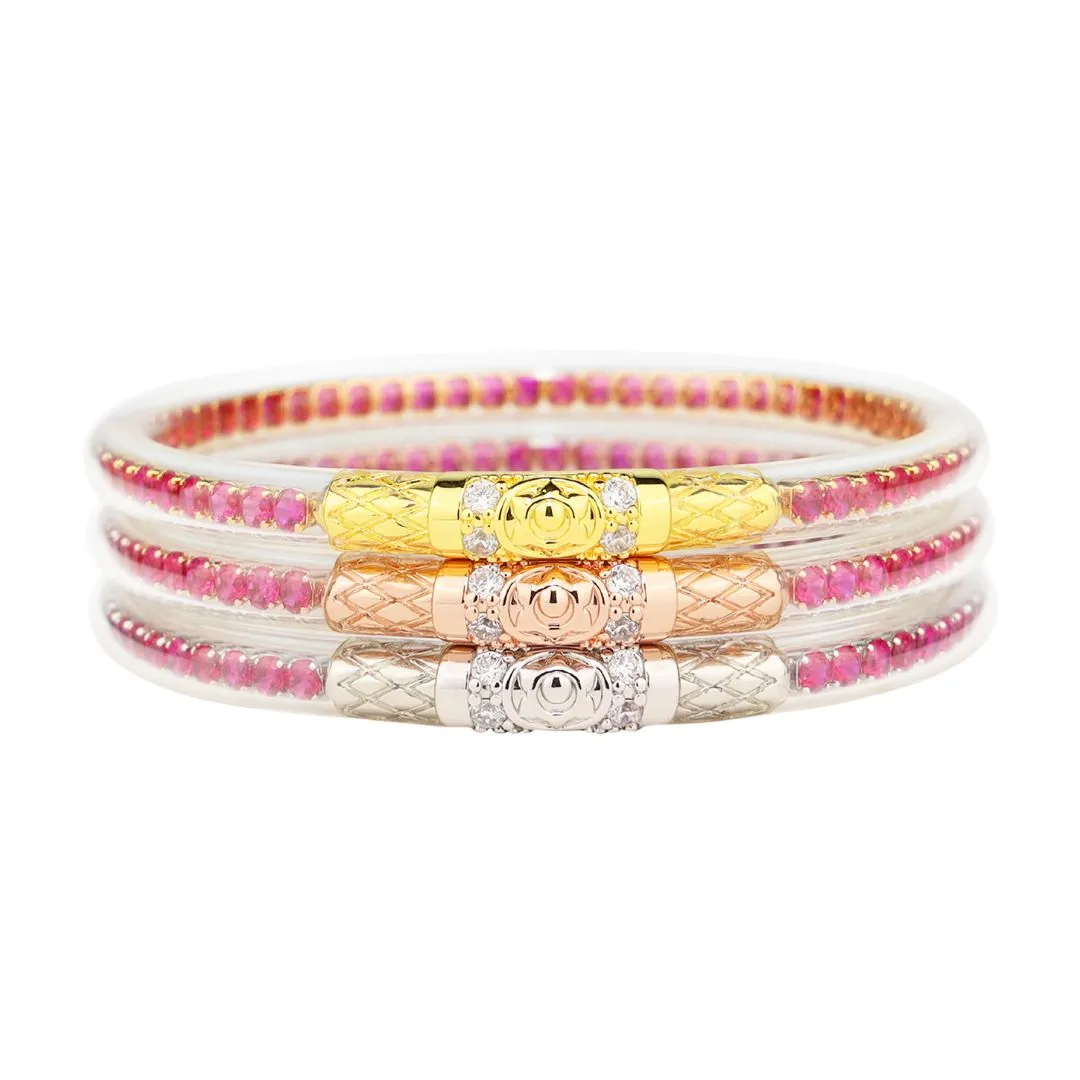 Three Queens All Weather Bangles® (AWB®) - Epic Pink sold by BuDhaGirl