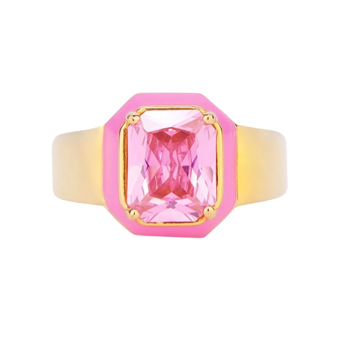 Cushion Ring - Pink sold by BuDhaGirl product image thumbnail 2