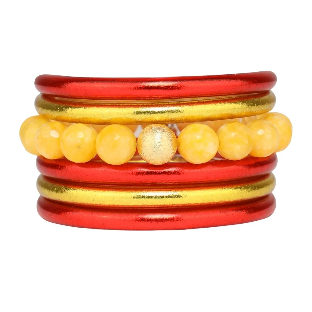 Red/Gold Stack sold by BuDhaGirl