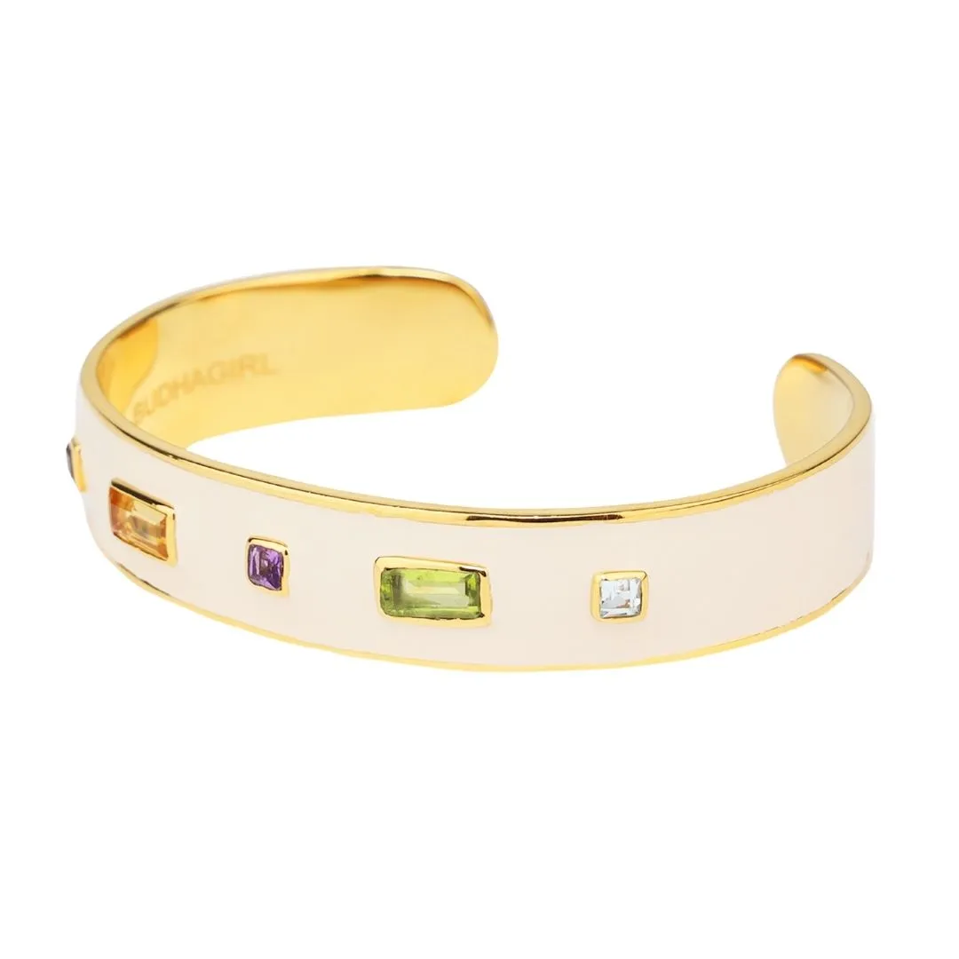 Daria Cuff - White Enamel sold by BuDhaGirl product image thumbnail 2