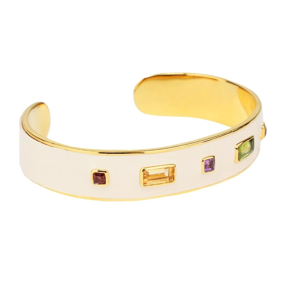 Daria Cuff - White Enamel sold by BuDhaGirl product image thumbnail 3