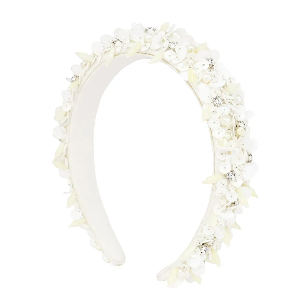 Diva Headband - White/Silver sold by BuDhaGirl product image thumbnail 2