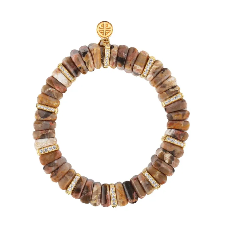 Tablet Bracelet - Picture Jasper sold by BuDhaGirl