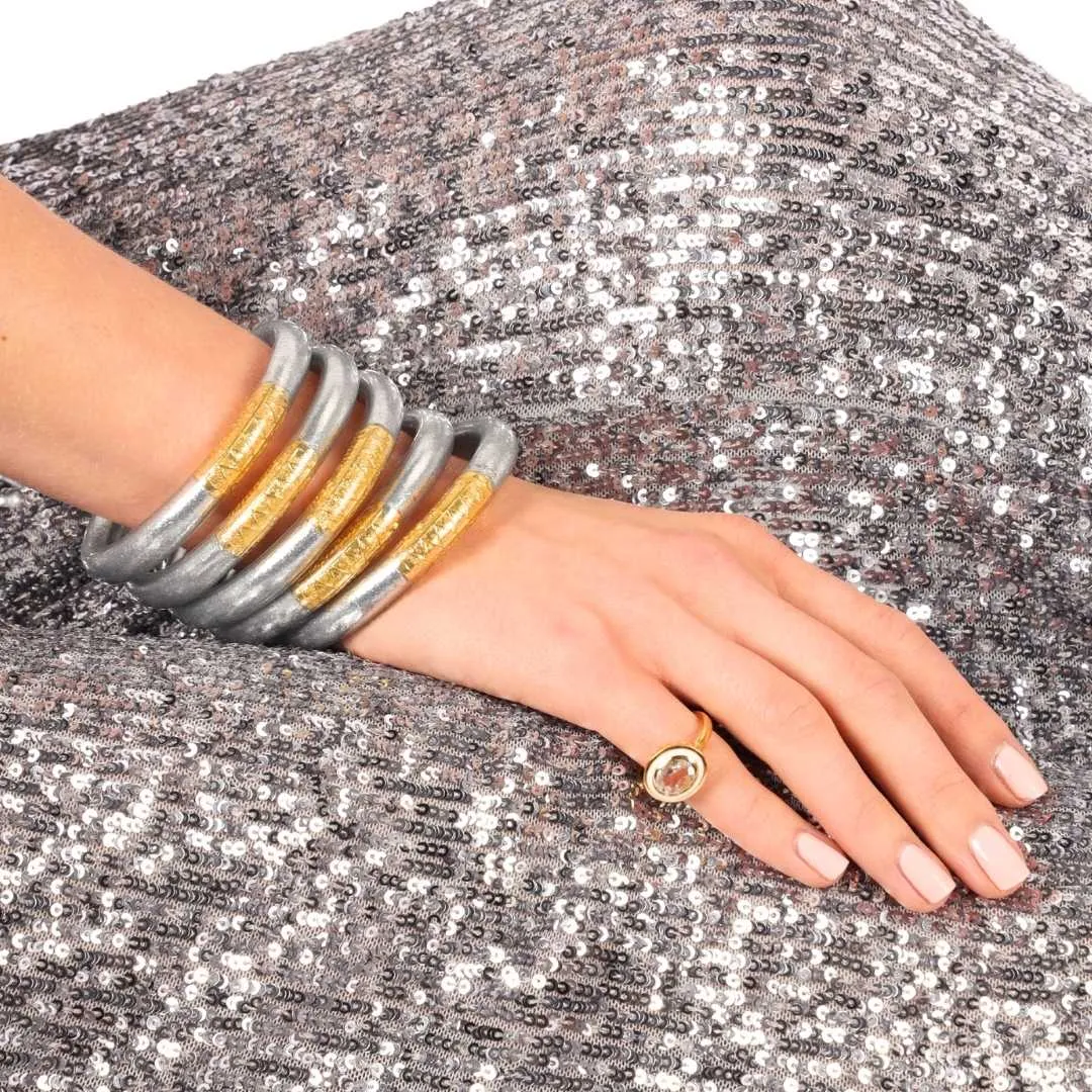 Silver Tzubbie All Weather Bangle® (AWB®) - Serenity Prayer sold by BuDhaGirl product image thumbnail 3