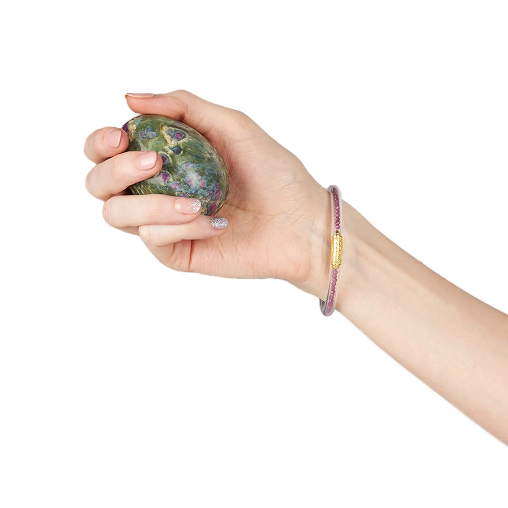 Ruby Luxe All Weather Bangle® (AWB®) - Serenity Prayer sold by BuDhaGirl product image thumbnail 3