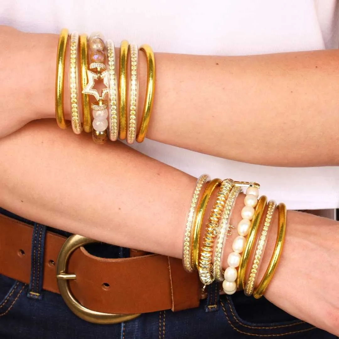 Gold Baroque Pearl Bracelet sold by BuDhaGirl product image thumbnail 2