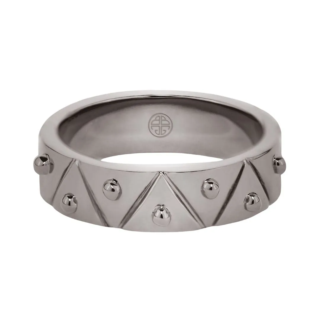 Feel Serenity Ring - Gunmetal sold by BuDhaGirl