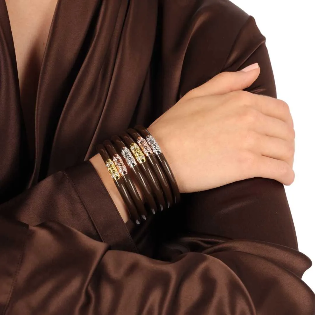 Three Kings All Weather Bangles® (AWB®) - Chocolate sold by BuDhaGirl product image thumbnail 3
