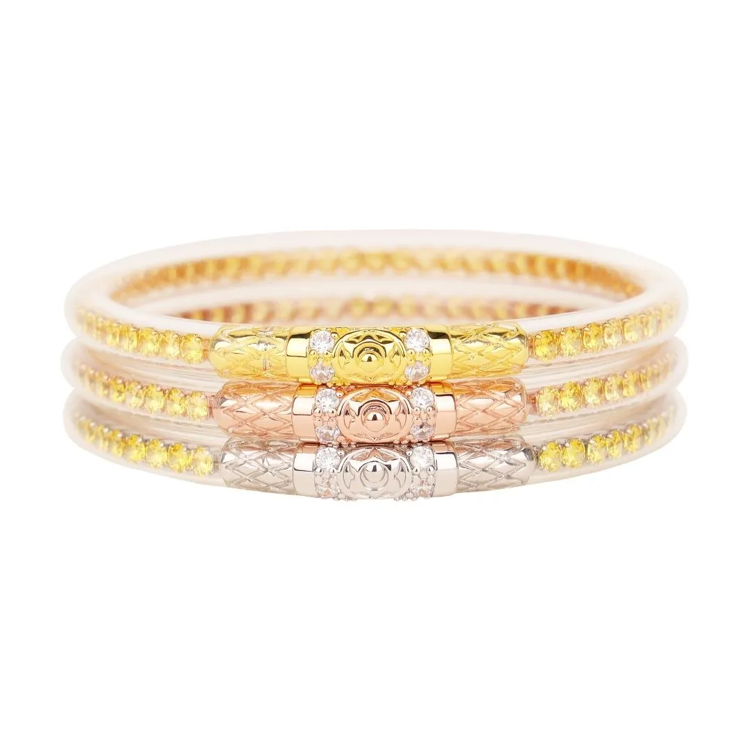 Three Queens All Weather Bangles® (AWB®) - Yellow Rose sold by BuDhaGirl