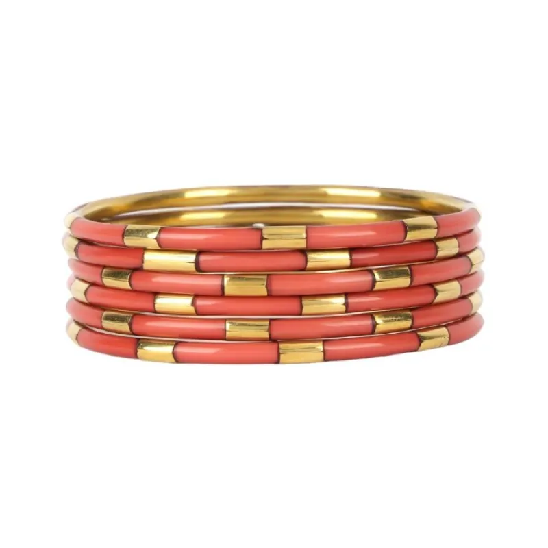 Caramel Veda Bangles - Set of 6 sold by BuDhaGirl