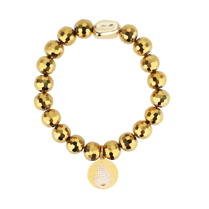 Disco Bracelet - Gold sold by BuDhaGirl