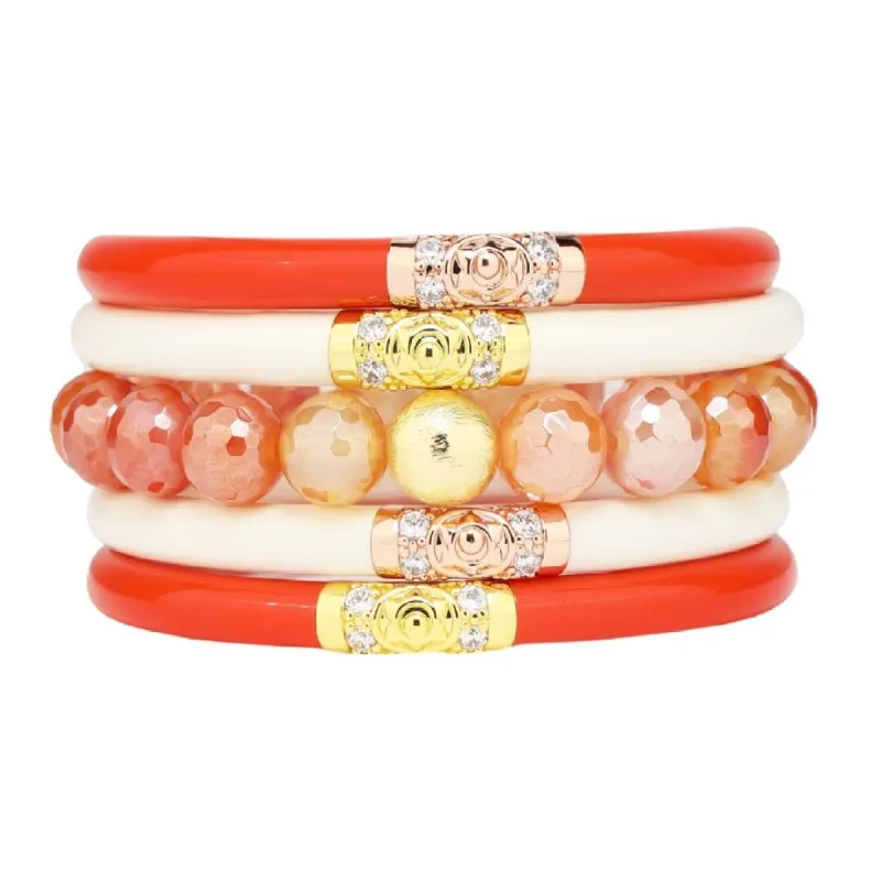 Orange/White Stack sold by BuDhaGirl