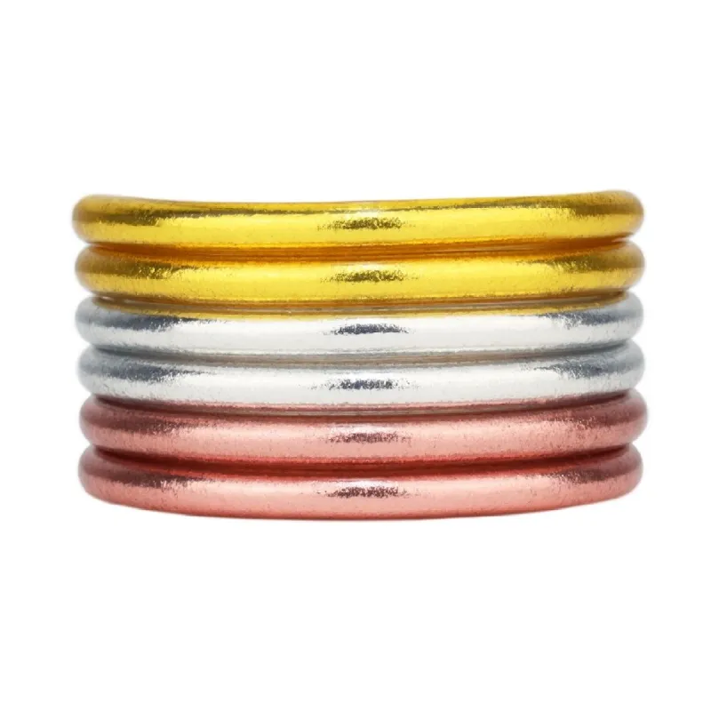 Olympic-Medal Inspired All Weather Bangles® (AWB®) - Serenity Prayer sold by BuDhaGirl