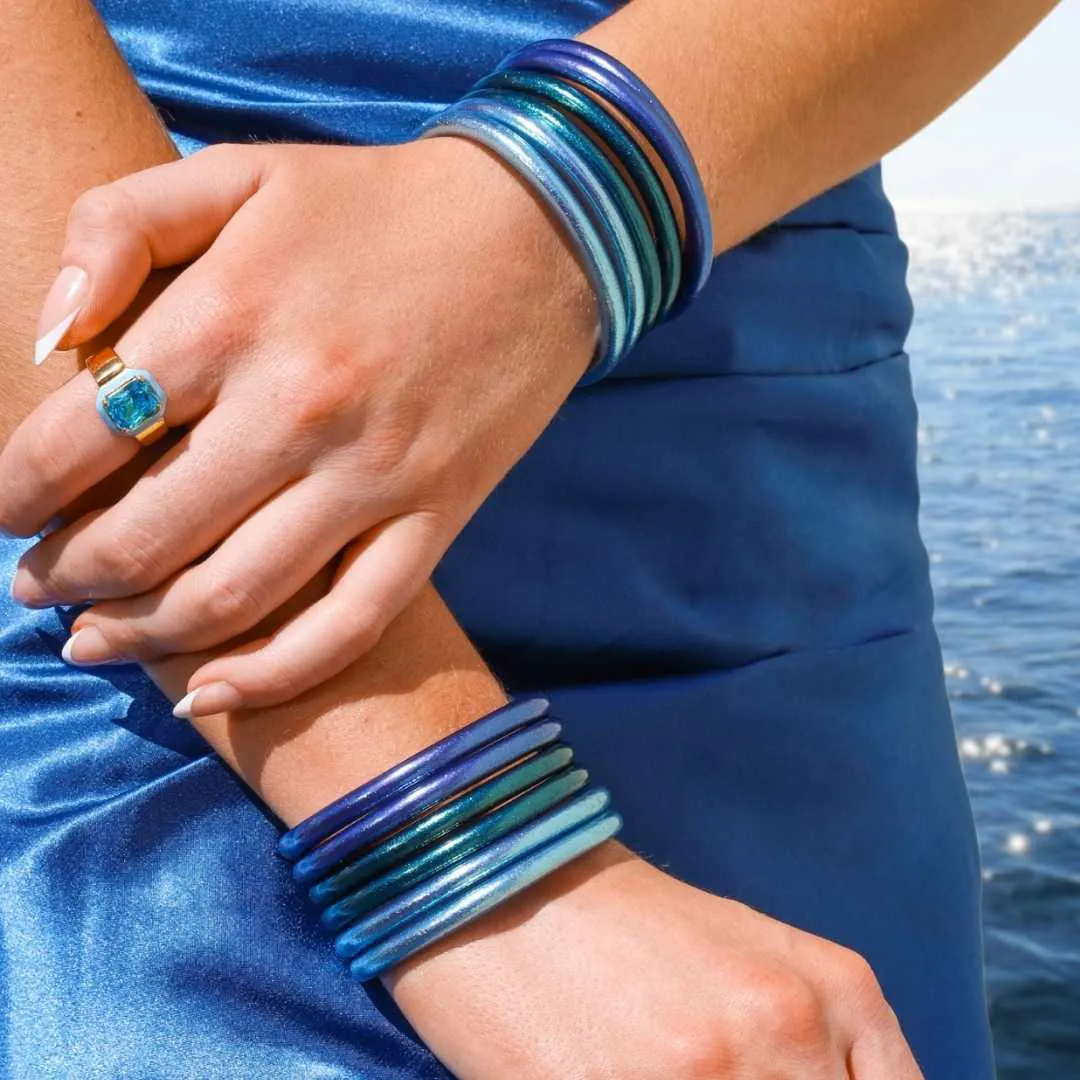 Plume All Weather Bangles® (Set of 6) - Serenity Prayer sold by BuDhaGirl product image thumbnail 4