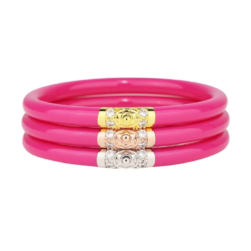 Three Kings All Weather Bangles® (AWB®) - Epic Pink sold by BuDhaGirl